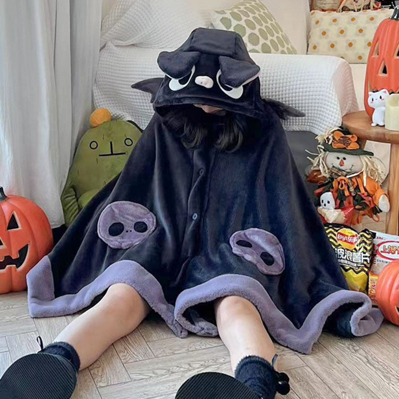 Capa de murciélago de peluche