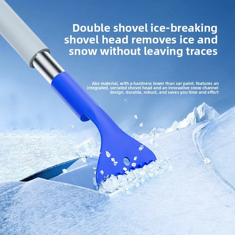 NEW Car multi-functional snow removal shovel two-in-one snow removal brush for winter car ice removal brush