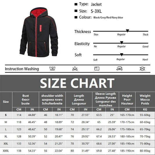 Men's Jacket Cycling Thermal Fleece Windproof Sportswear