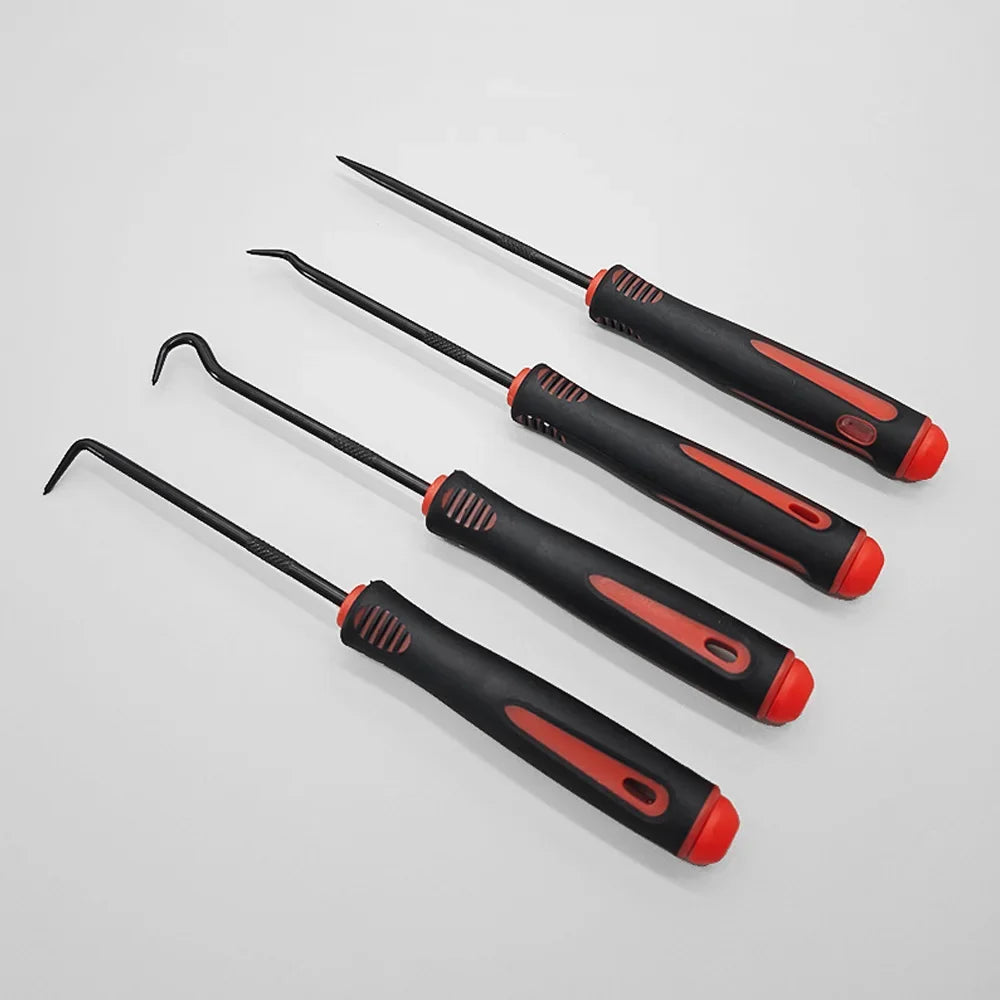 10/4Pcs Precision Pick and Hook Set, Car Auto Oil Seal/O-Ring Seal Gasket Pick Mini Precision Hooks Professional Puller Remover