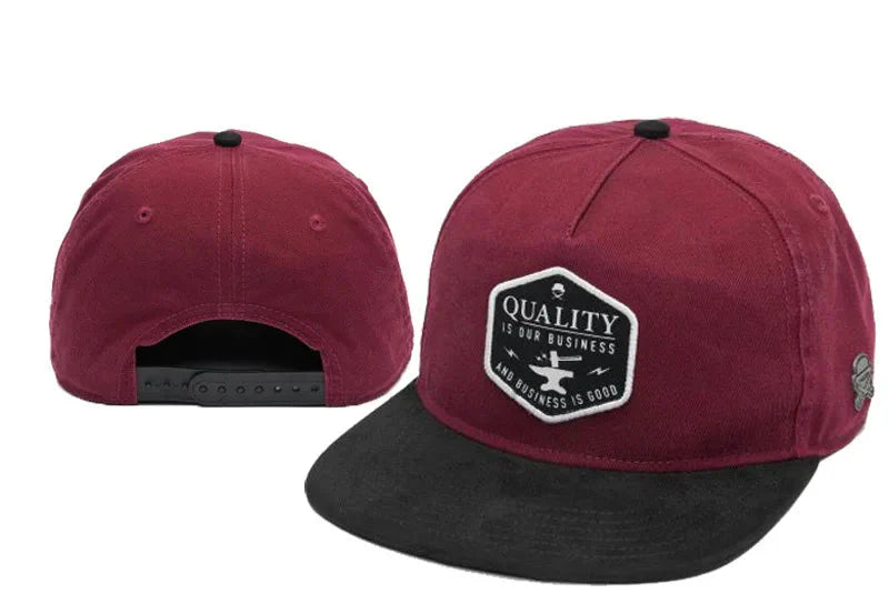Gorra Ajustable de Béisbol con Visera Plana – Diseño Mano Calavera