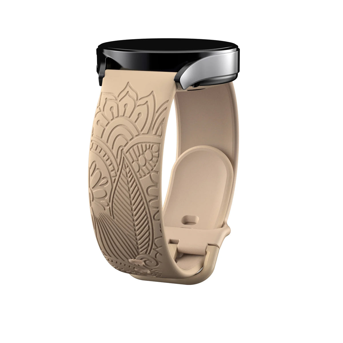 Amazfit Balance, GTR, GTS & Bip Engraved Mandala Silicone Band