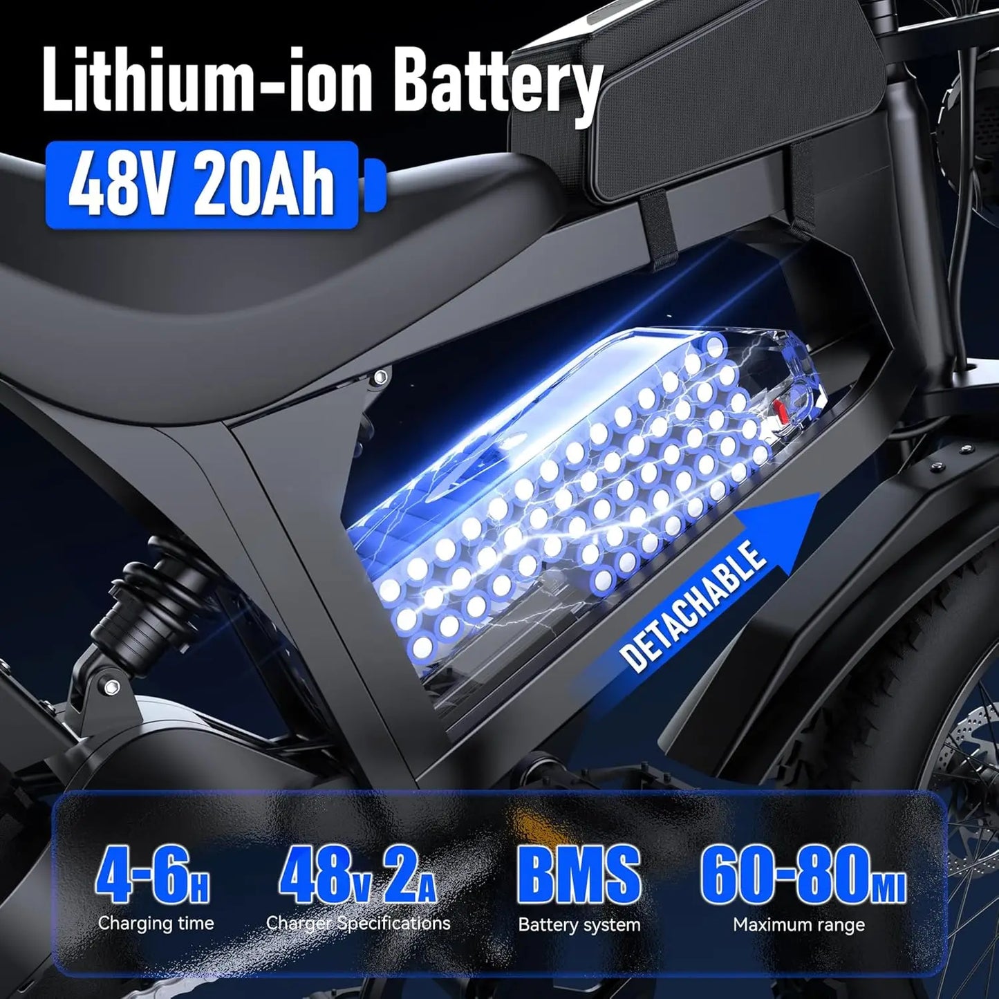 Electric Bike for Adults,48V 20AH - Peak Power 1500/3000W Brushless Motor Electric Bicycle - Max Speed 31-35MPH -, Customized