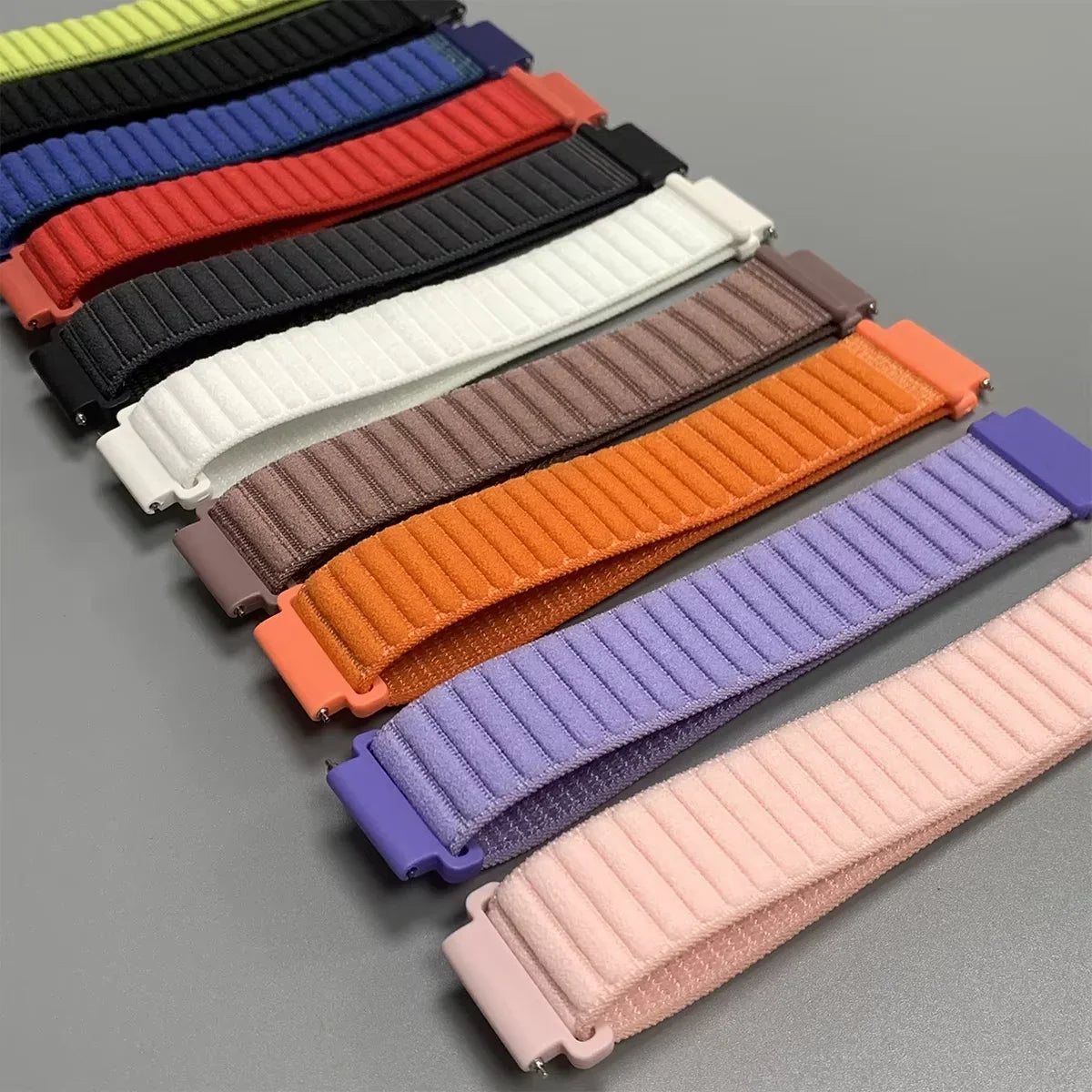 Garmin 18/20/22mm Quick Release Breathable Ribbed Nylon Loop Band