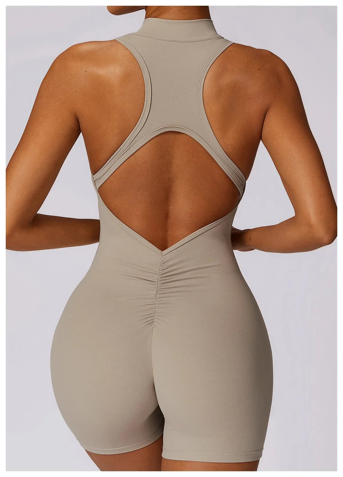 Mono sin mangas para mujer de corte ajustado, ideal para actividades deportivas