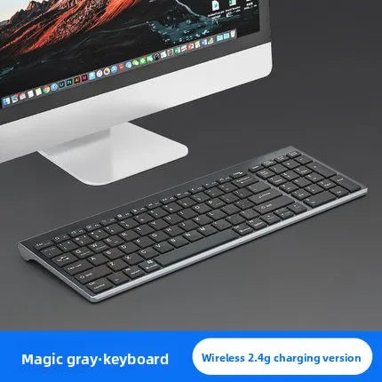 Wireless Bluetooth Dual Mode Keyboard Mouse Set Ultra-Thin Rechargeable Long Battery Life Silent