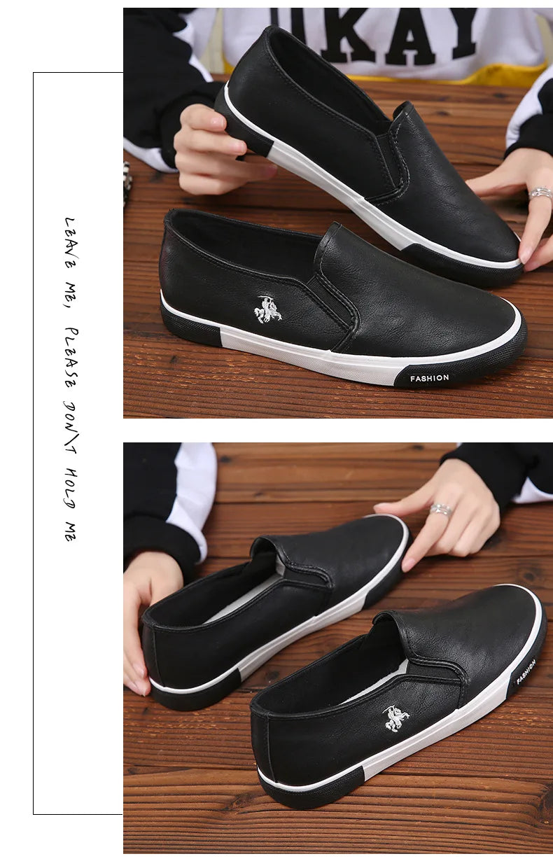 2026 New Leather Men's Shoes Luxury Fashion Men Casual Shoes Retro Comfortable Loafers High Quality Men's Sneakers Driving Shoes
