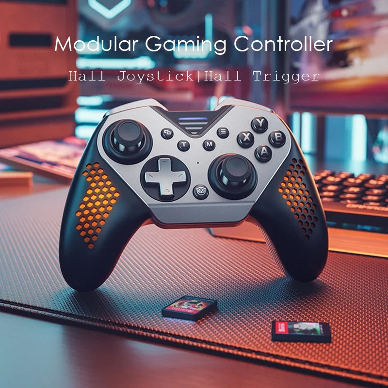 NYXI Flexi Modular Wireless Game Controller Dual Hall Gamepad for PC Android iOS Switch Black Myth Wukong Controller