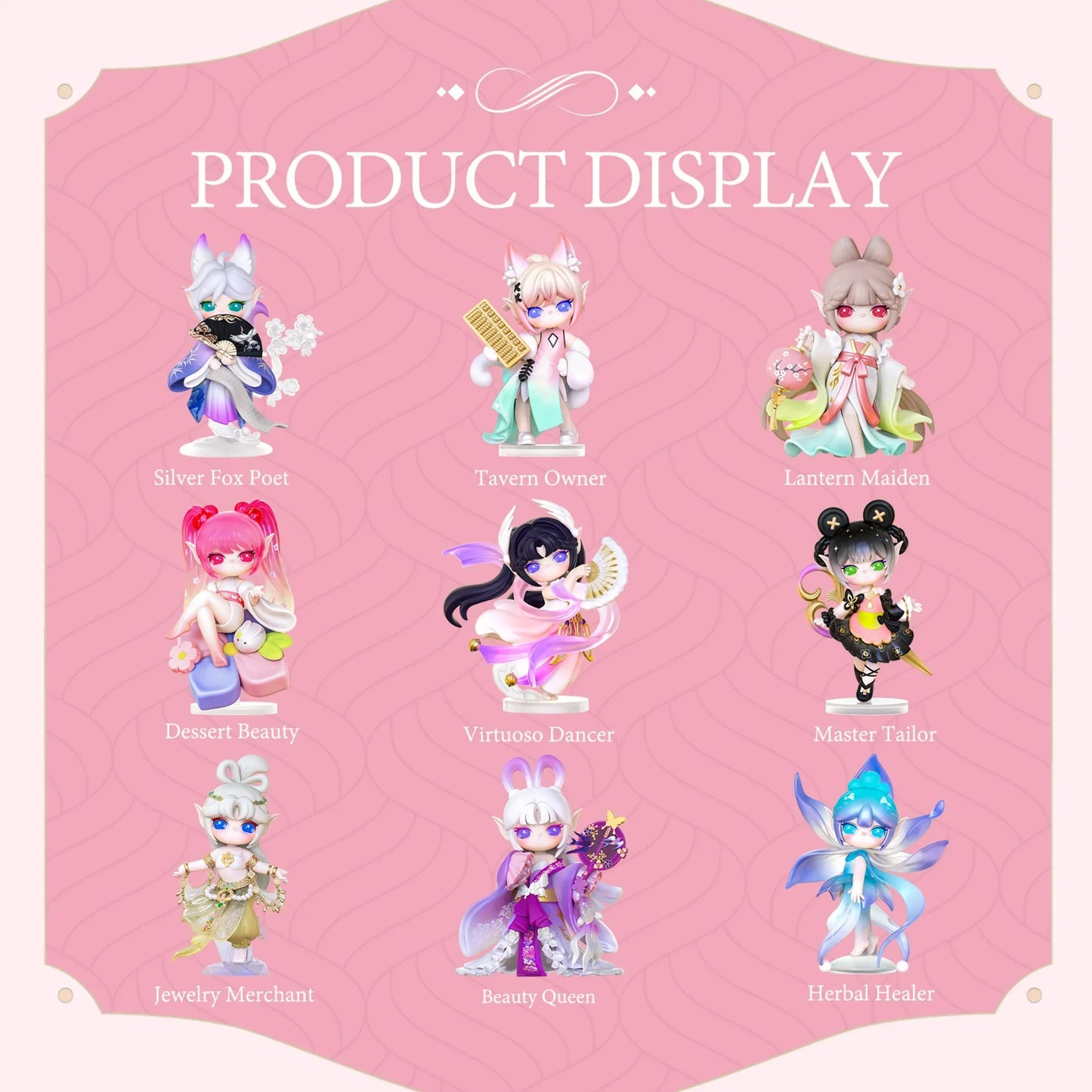 Rolife Suri Blind Box Suri's Lingfeng Town Action Figure Collectible Doll Toys Surprise Box Gift for Kids Friends Adults