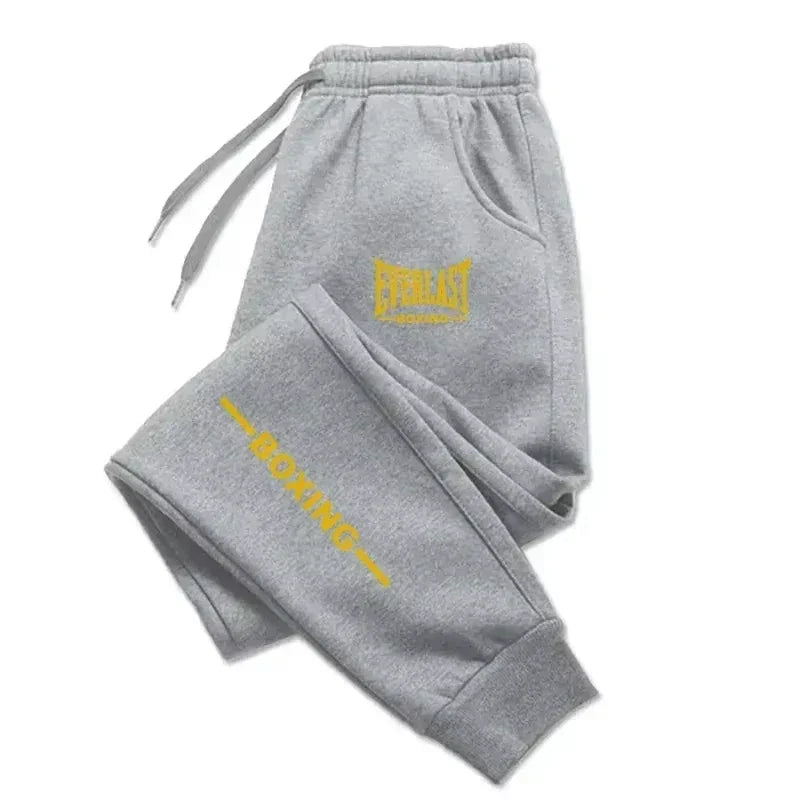 Pantalones de chándal de felpa para hombre EVERLAST