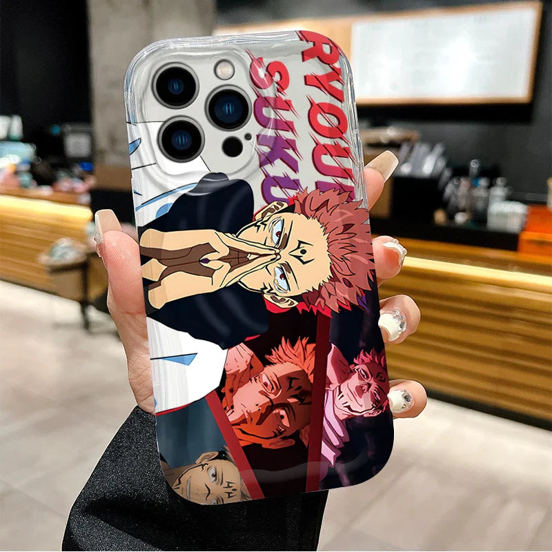 Funda de teléfono de onda suave Jujutsu Kaisen Gojo Satoru para iPhone