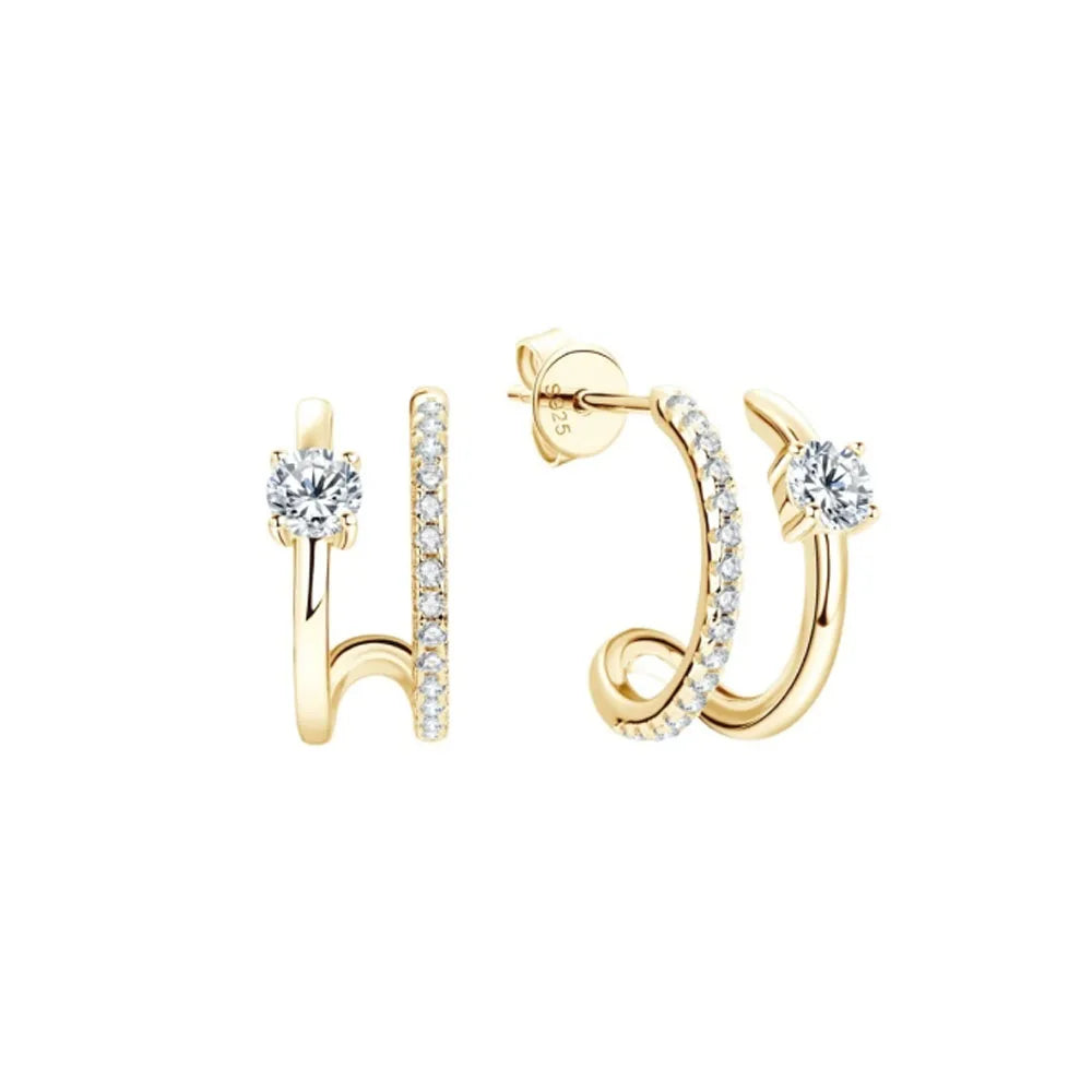 925 Silver Butterfly Cherry Stud Earrings | Fine Jewelry Gift for Women