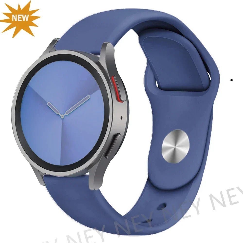 Motorola Moto Watch Smooth Silicone Pin-and-Tuck Band, 30 Colors