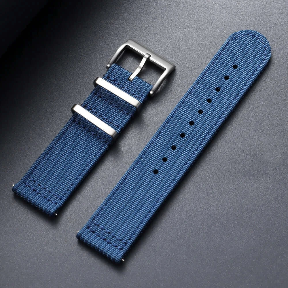 Amazfit Nylon Ribbed Watch Band Quick Release Sport Strap For Smartwatch