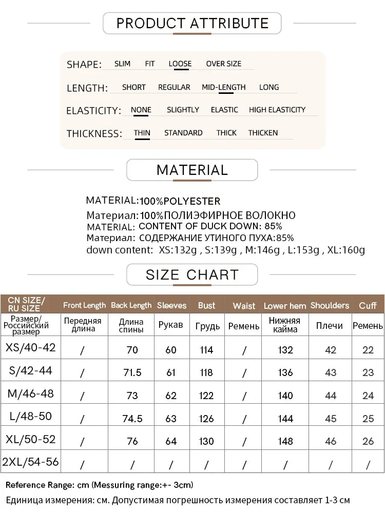 AMII Minimalist Duck Down Puffer Coat Women Winter 2026 Lightweight Stand Collar Lapel Warm Outerwear New Jackets 12344052
