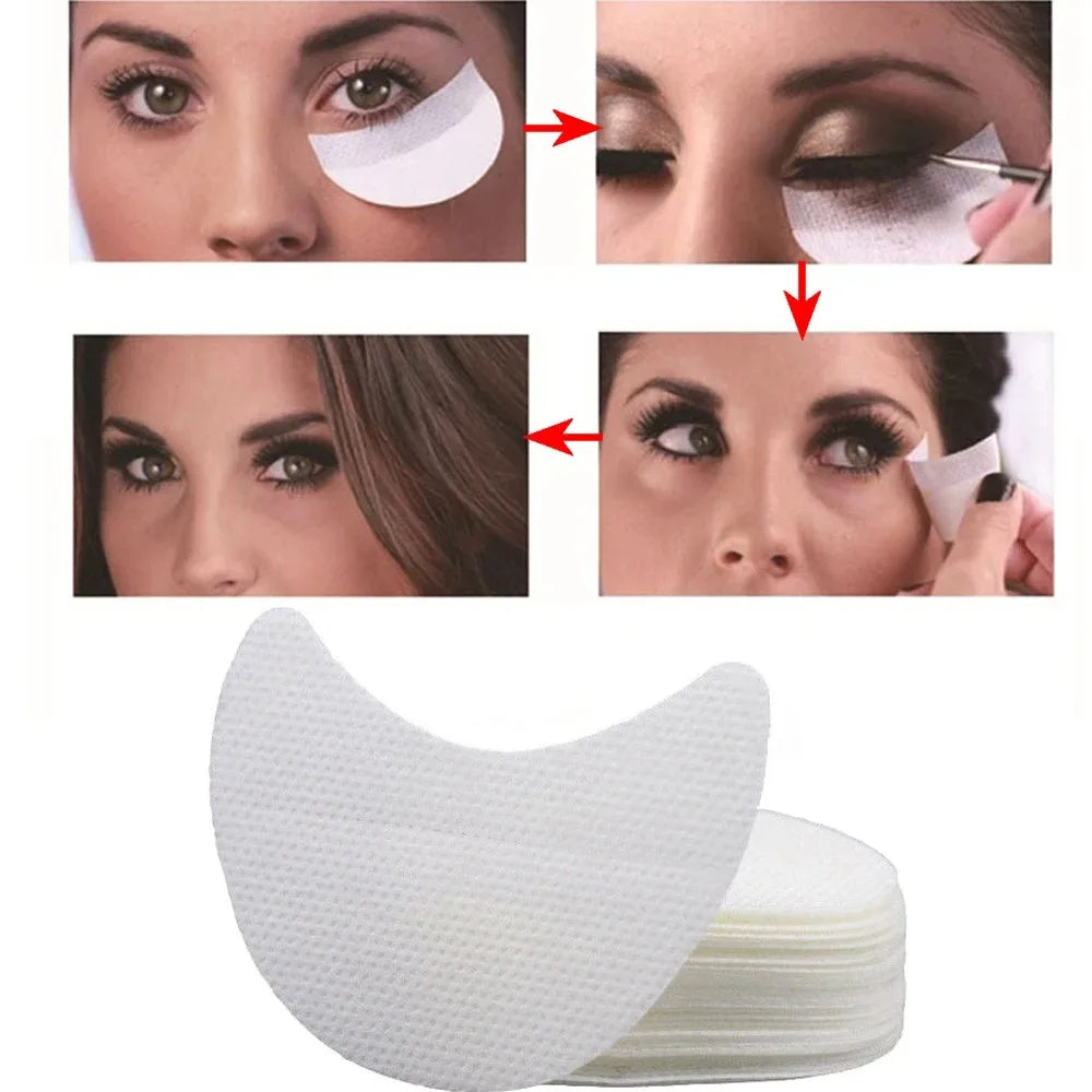 20/30/50pcs Eye Makeup Stencils Disposable Eyeshadow Stickers Eyeliner Shield Grafted Eyelashes Isolate Eyelash Removal Patches