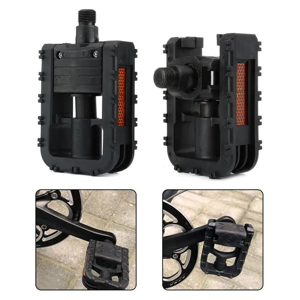 1 Pair E-bike Folding Pedals Anti-slip Refitting Platform Pedal Scooter Parts Electric Bicycle Accessories Cycling Supplies