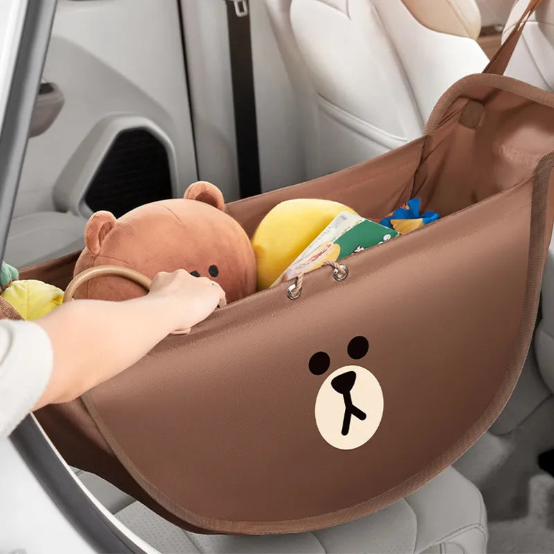 Bolsa de almacenamiento para asiento de coche Oso Pardo