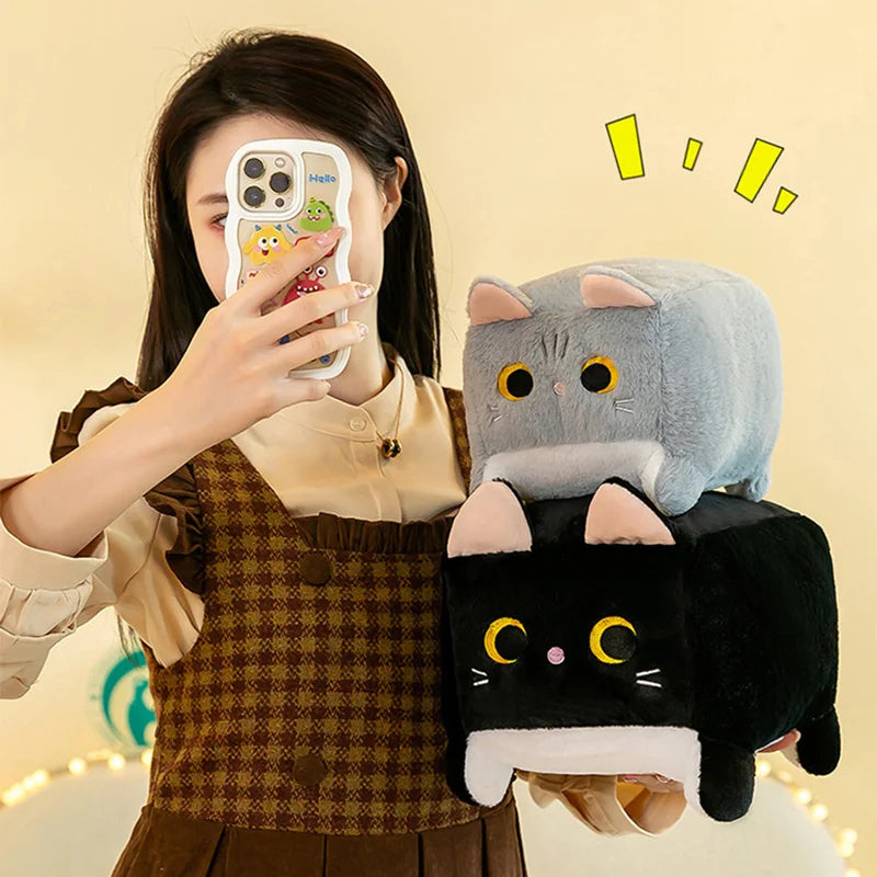 Peluche Kawaii Neko Cuadrado
