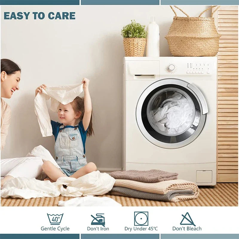 100% Waterproof Mattress Covers Protector Adjustable Bed Fitted Sheets