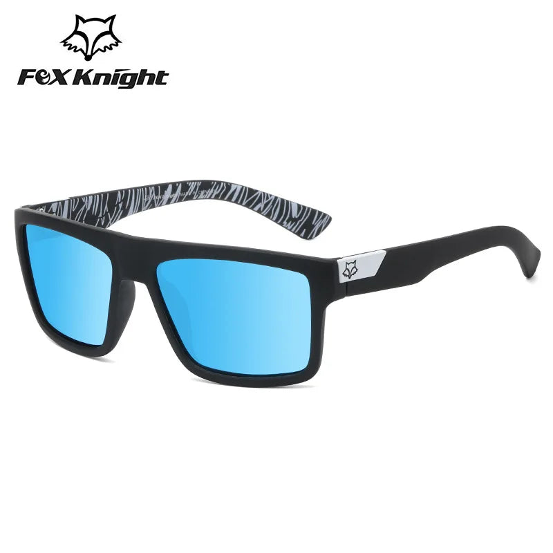 New Fox Knight Brand Square Sunglasses Women Men High Quality Glasses Outdoor Riding Fishing Sun Glasses Retro Shades Uv400