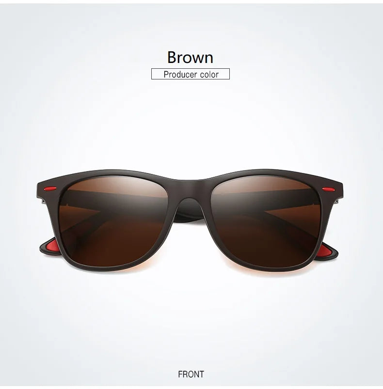 1-2-3PCS Fashion Vintage Square Unisex Driving Fishing Sunglasses Men Women Luxury Brand Designer Sun Glasses Anti-Glare Eyewear
