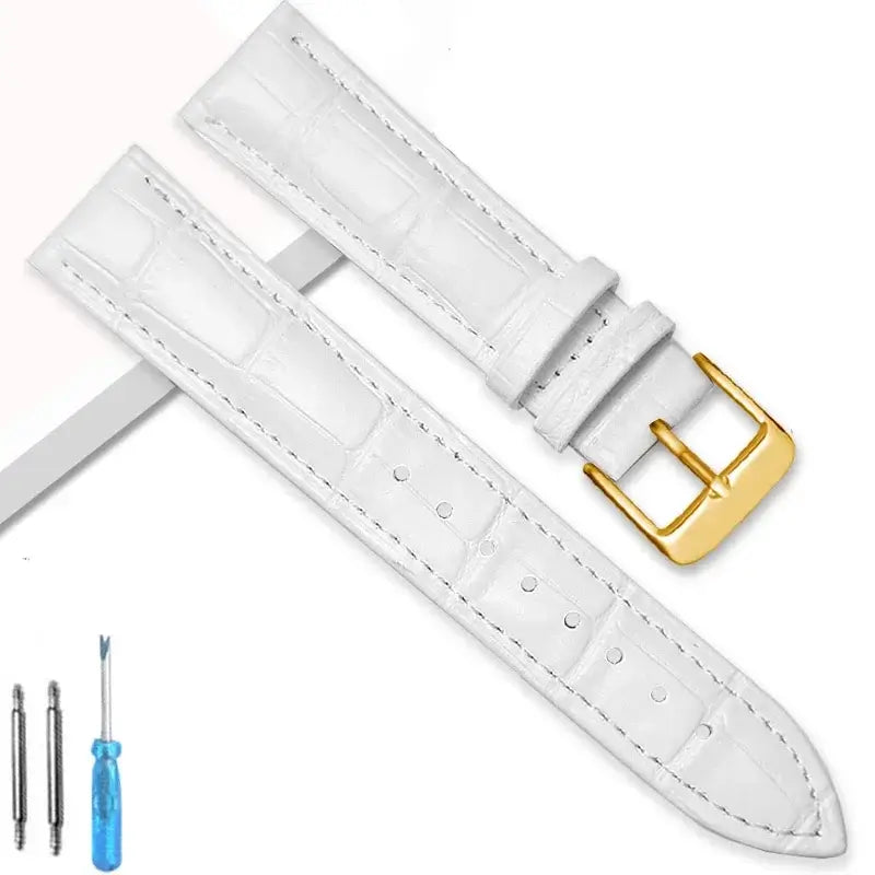 Huawei Watch & Watch GT Crocodile-Embossed Leather Buckle Band