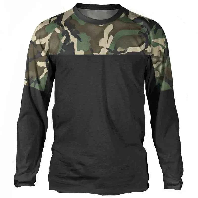 Loose Rider Men's Jersey Motocross Downhill Suit MTB Mountain Bike Breathable T-Shirt  Long Sleeve Sweatshirt