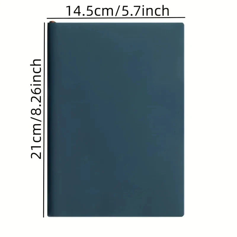 A5 PU Leather Softcover Notebook , Waterproof Journal for Writing Diary, Cute Travel Note Taking Planner for Office School Supplies, Gift for Women Men
