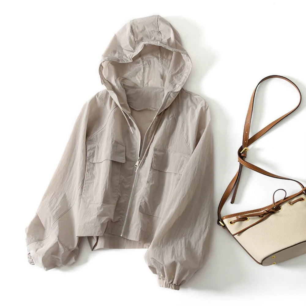 SunGuard Breeze: Chaqueta de secado rápido con protección UV para mujer