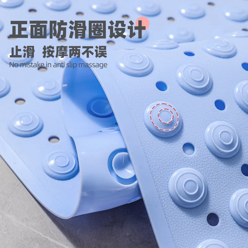 Household Bathroom Non-slip Toilet Floor Mat Toilet Anti-drop Mat Bathtub Massage Mat