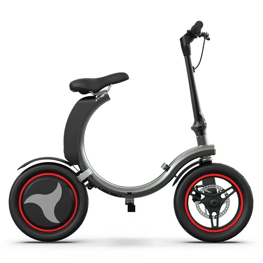 Folding Electric Bicycles Are Small, Ultra-light and Portable, Helping To Drive Battery Cars