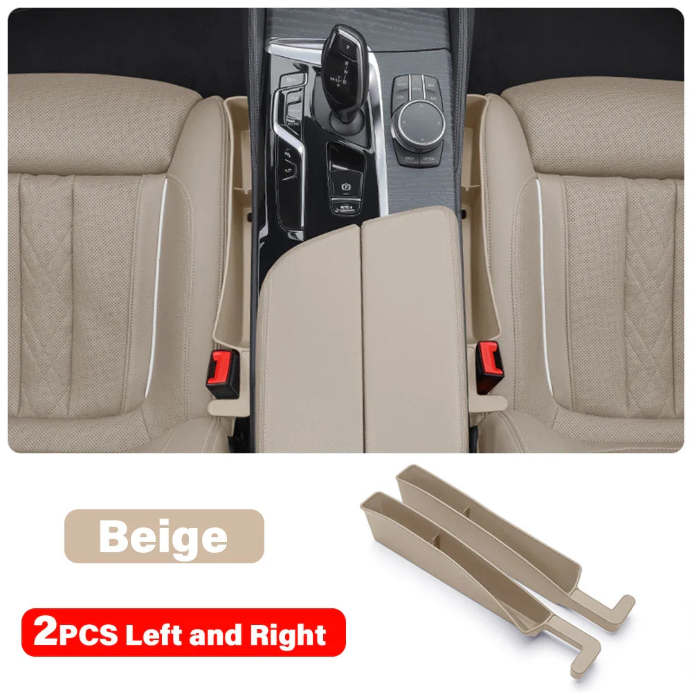 2024 New 2PCS Car Seat Gap Storage Box Fill Auto Seat Gaps To Prevent Cell Phones From Falling Universal Tool Kit Accessories