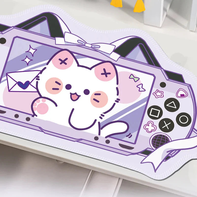 Alfombrilla de escritorio gaming Kawaii Neko
