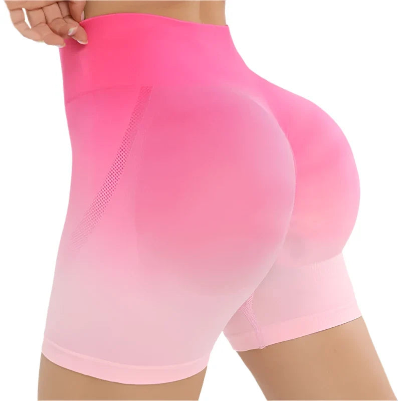 Seamless Ombre Workout Shorts