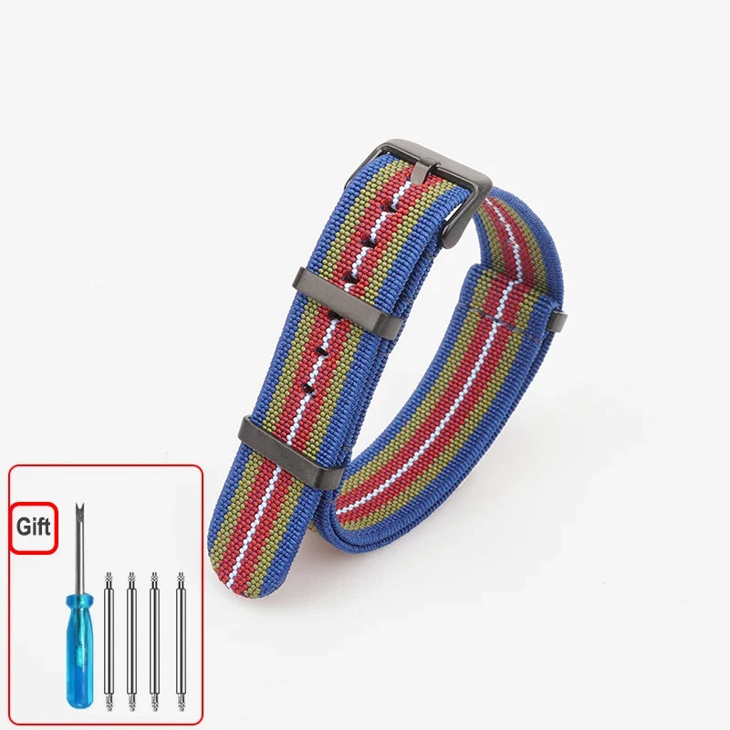 COROS Elastic Nylon Watch Band - Washable Waterproof Strap For Outdoors