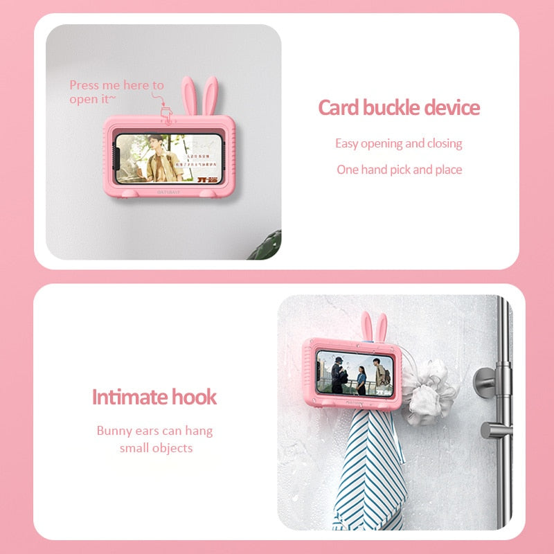 Funda impermeable para teléfono para baño