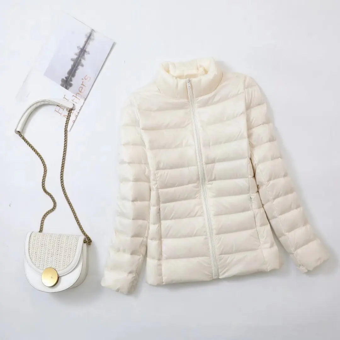 8XL Cheap Ultra Light Down Winter Warm Hooded Feather Puffer Jacket For Girl Short Spring Autumn Coat Female Women Big Size Duck