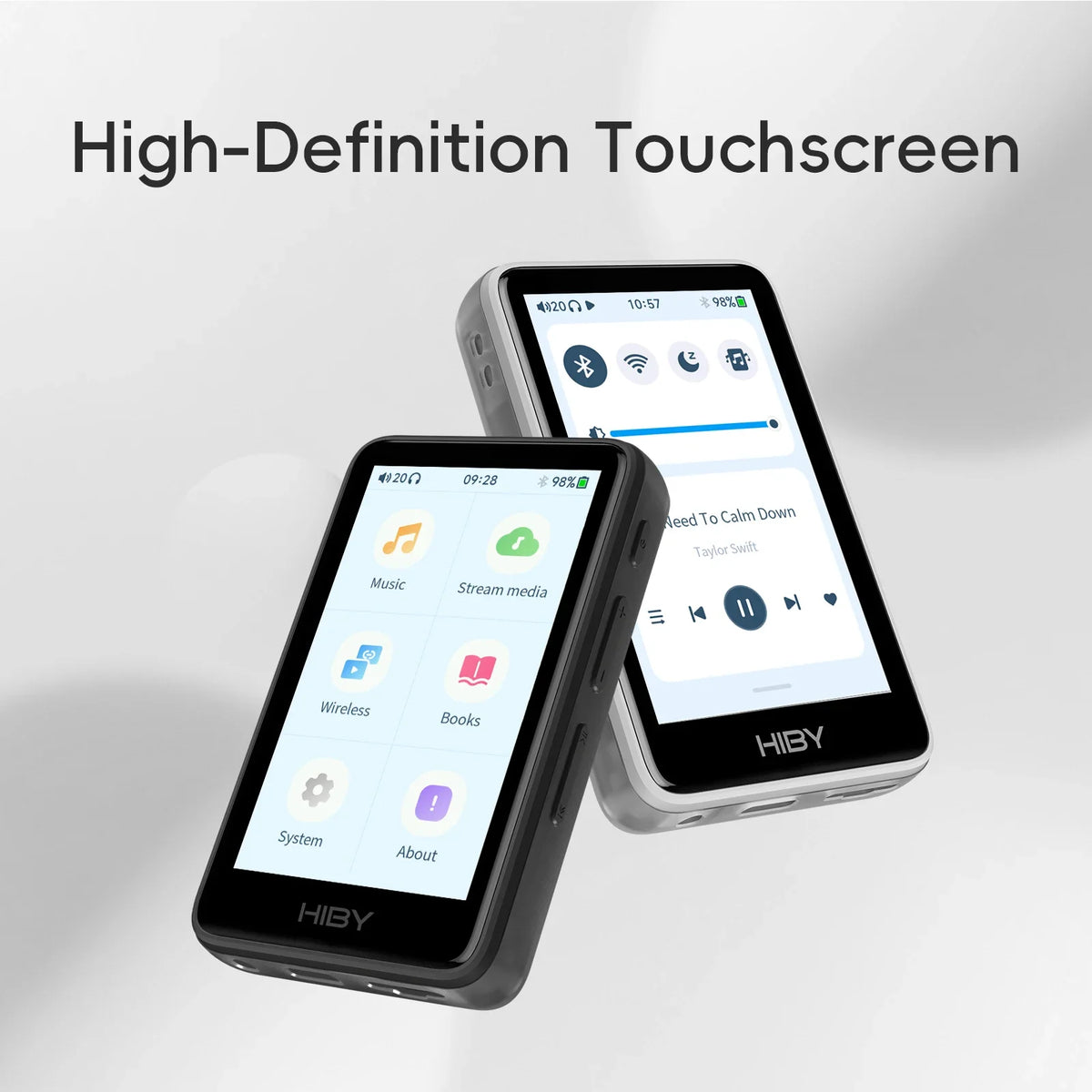 HiBy R1 HiFi Audio Music Player MP3 USB DAC WiFi Bluetooth 5.1 DSD256 PCM384kHz/32bit X1600E CS43131 MSEB Web Radio 3.5mm Output