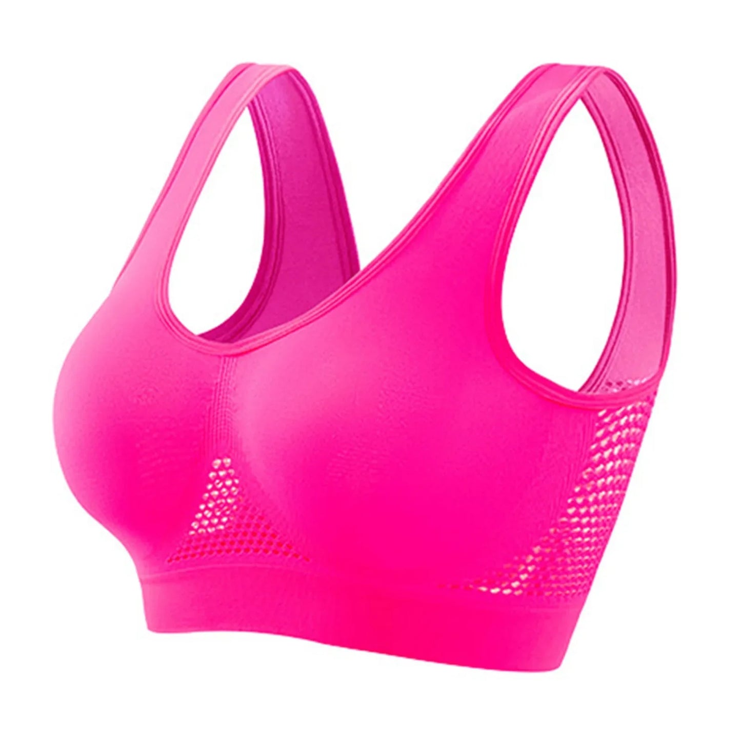 Women Anti-sagging Yoga Sports Bra High-Impact Fitness Tank Top