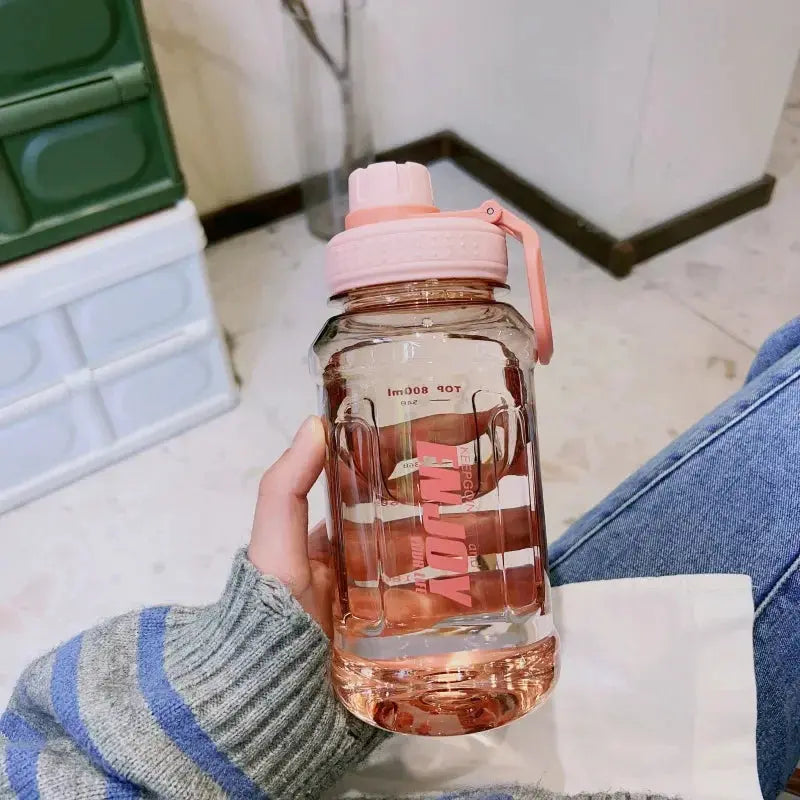 1 Liter   Sport Bottle with Filter Big 800ml Drinking Bottle