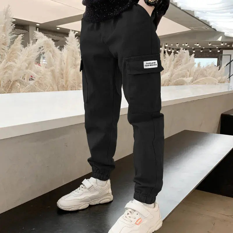 Trendy Cargo Trousers for Young Boys Sizes 4-12