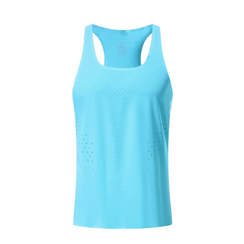 Men's Quick Dry Sleeveless T Shirt for Sports