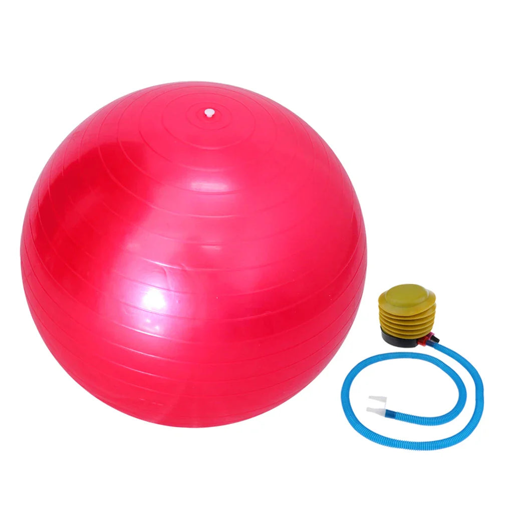 Pelota de yoga deportiva a prueba de explosiones de 55 cm con bomba, pelota suiza de equilibrio, estabilidad para gimnasio, fitness, pilates, ejercicio, masaje
