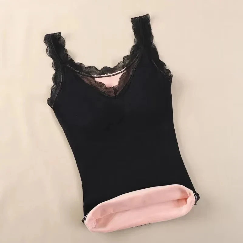 Thermal Underwear Plus Size Vest Thermo Lingerie Women Winter Clothing Warm Top Inner Wear Thermal Shirt Undershirt Intimate