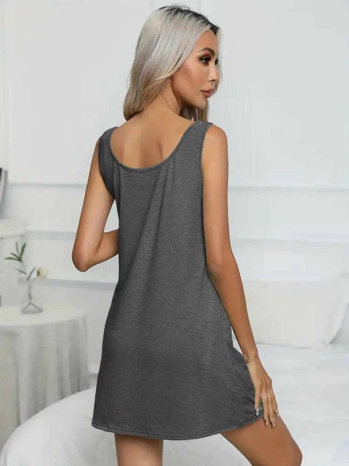 Minivestido de mujer - Escote redondo - Talla única