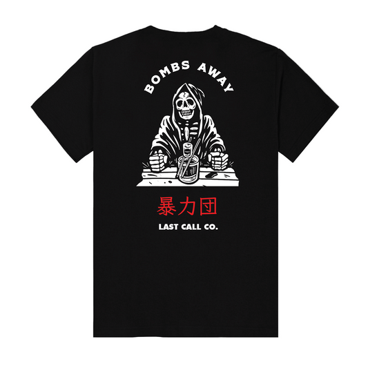 Camiseta Manga Corta Bombs Away de Last Call Co.