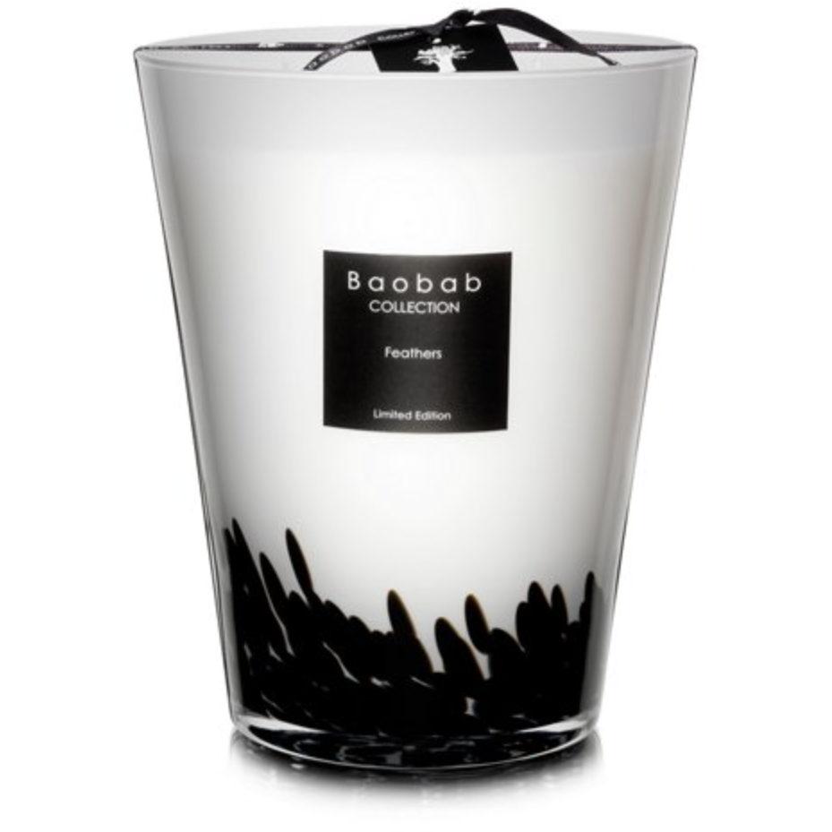 Baobab Collection Feathers Candle