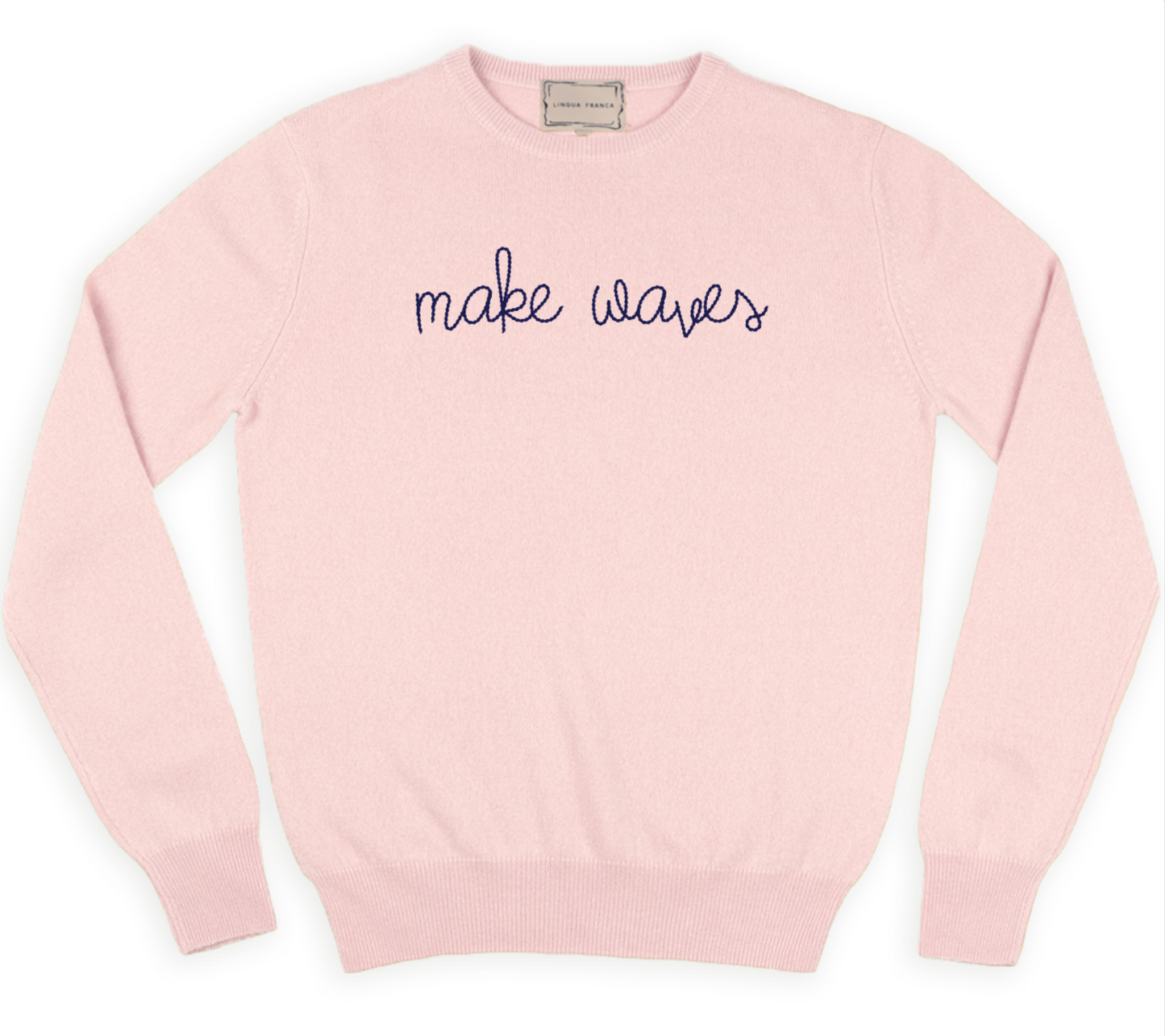 Make Waves Cashmere Sweater