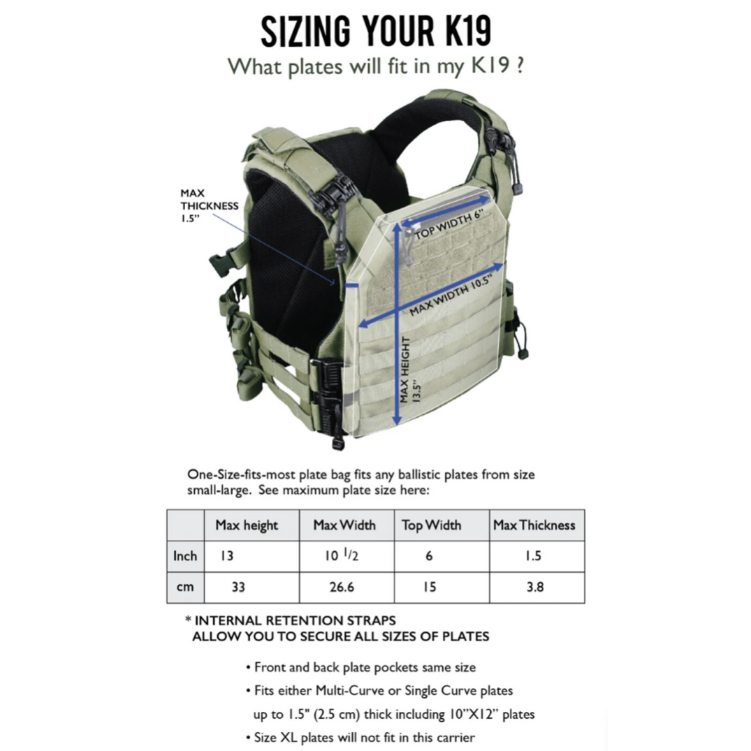Chaleco Táctico K19 (Gen 3)